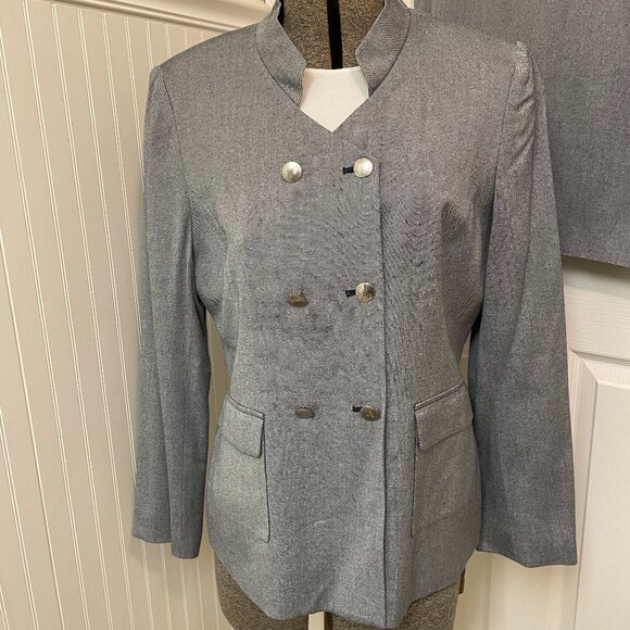 Collections for LE SUIT, two-piece medium blue suit, size 12 - Picture 2 of 12